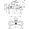 Hansgrohe Talis E Bateria wannowa natynkowa polerowany złoty optyczny 71740990